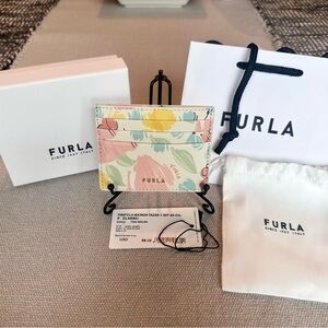 Giftable Furla Floral Card Holder